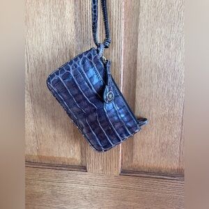 Dooney & Bourke Vintage Croc Bayou small shoulder bag